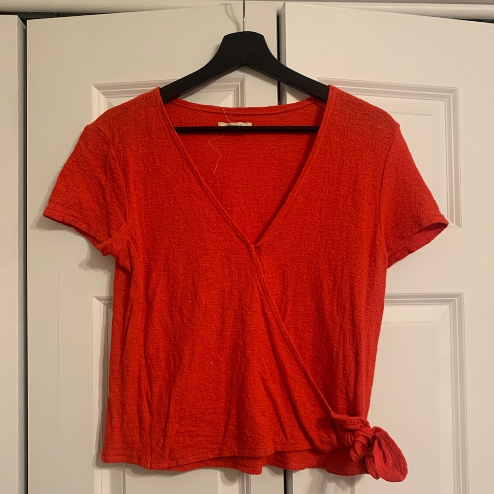 Madewell wrap top